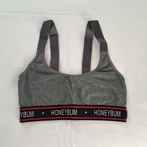 Honeybum Gray Sports Bra